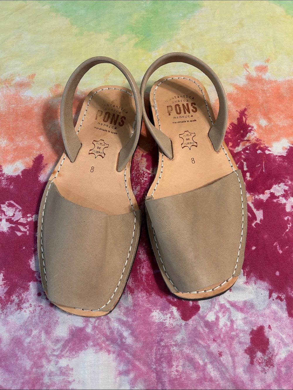 Pons Menorca classic sandals size 8